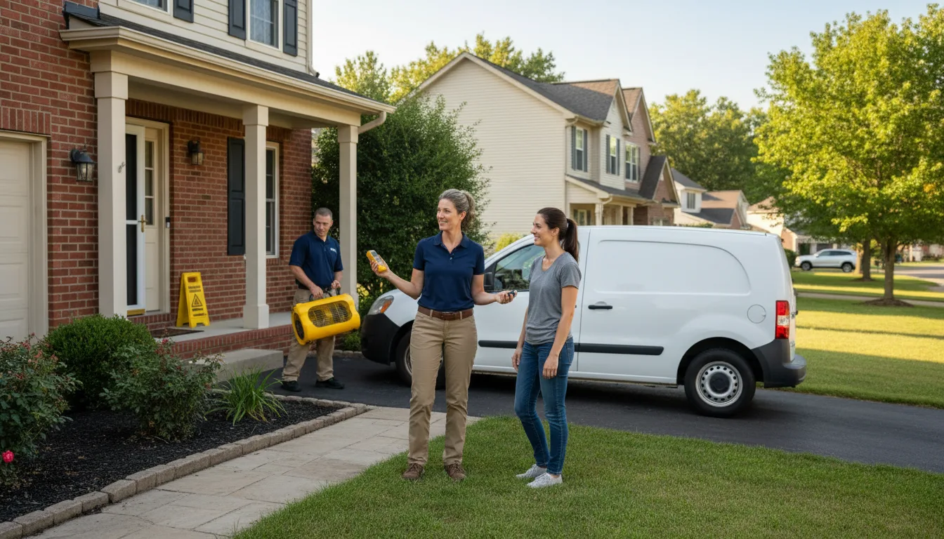 Water restoration image for Dehumidification And Cleanup Services in Elk Falls, KS